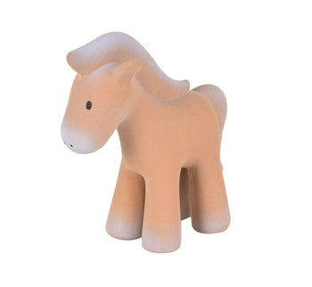 Farm Animal Rattle Teether  - Natural Rubber