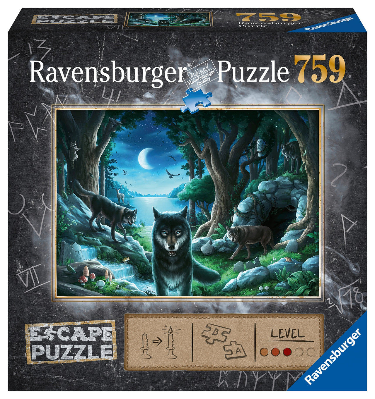 759 pc Escape Puzzle - The Curse of The Wolves