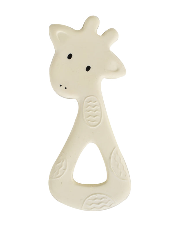 Flat Animal Teether - Natural Rubber