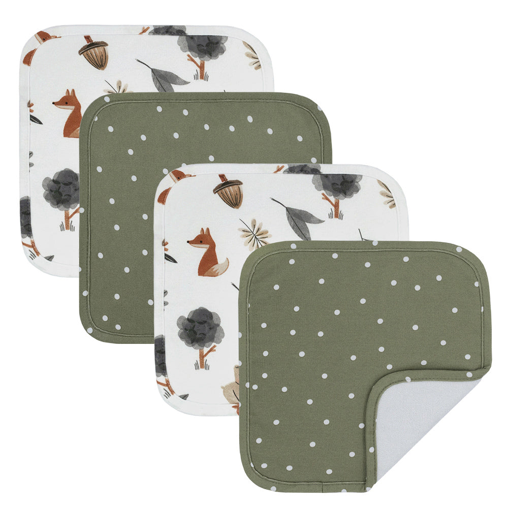 Wash Cloths - 4 pk assorted