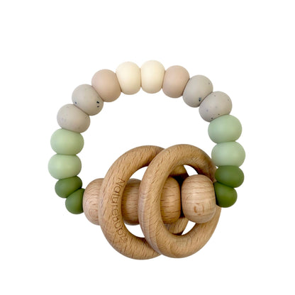 Rainbow Rattle Teething Toy