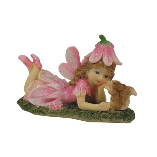 Flower Garden Fairy with Squirrel