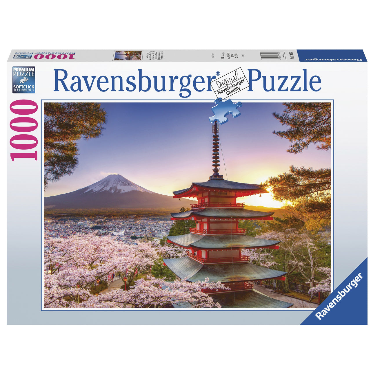 1000 pc Puzzle - Mount Fuji Cherry Blossom View