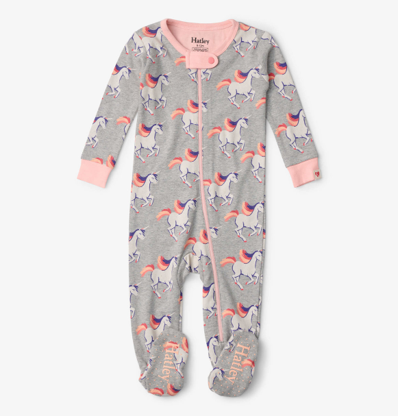 Galloping Unicorn Footed Coverall