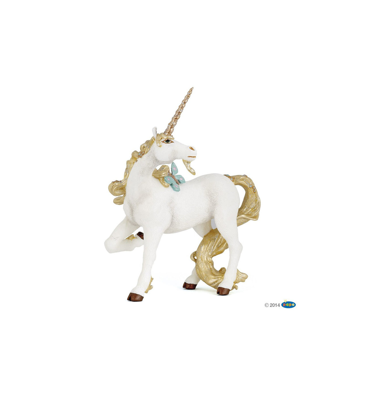Gold Unicorn Figurine