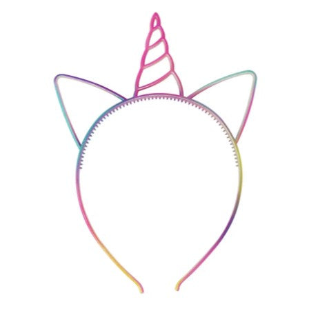 Caticorn Dreams Pastel Rainbow Unicorn Horn Headband