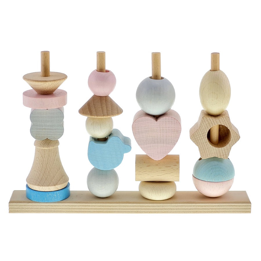 Stacking Abacus Natural (Steckspiel)