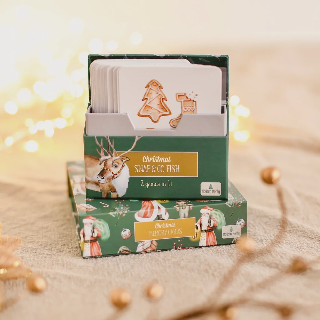 Christmas Snap and Go Fish (2 card games in 1)