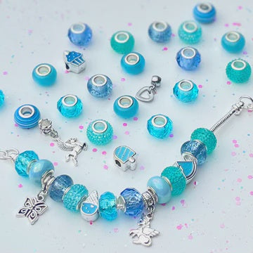 Charm Bracelet DIY Teal