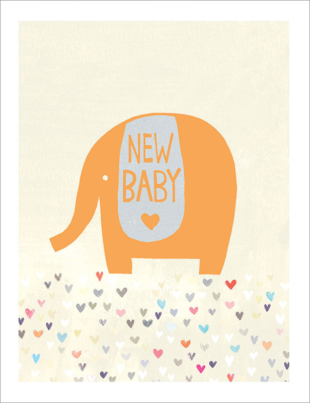 Elephant New Baby Card