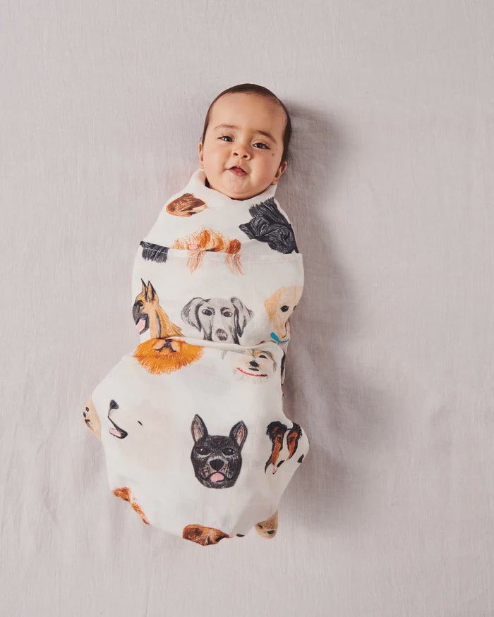 Dog Park Bamboo Swaddle