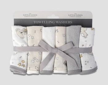 Towelling Washers (6 Pack)