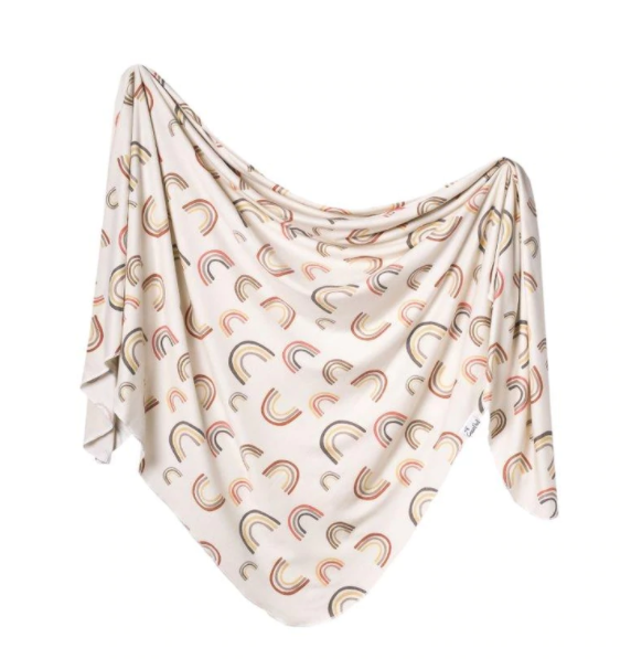 Knit Swaddle Blanket - assorted