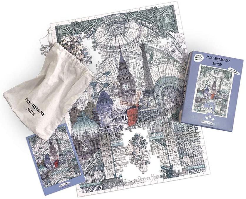 500 pc Puzzle - London, Paris, Brussels