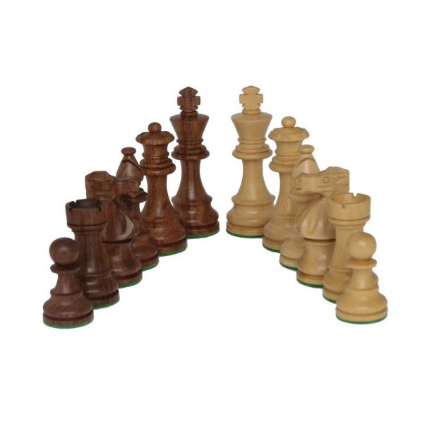 Chess Set 16", With Boxwood/Sheesham 85mm pieces Wood Double Weighted"