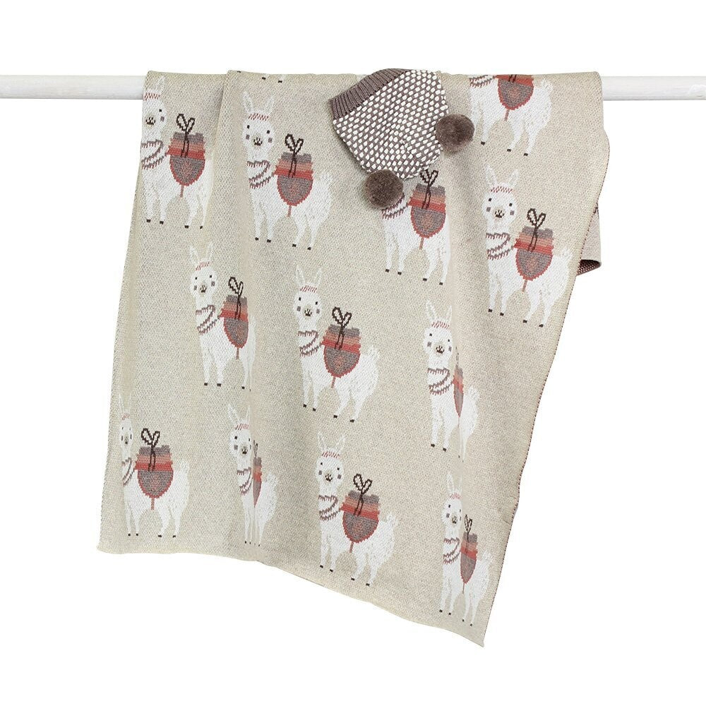 Cotton Knit Baby Blanket