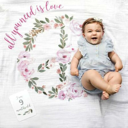 LuLujo Baby Blanket & Card Set