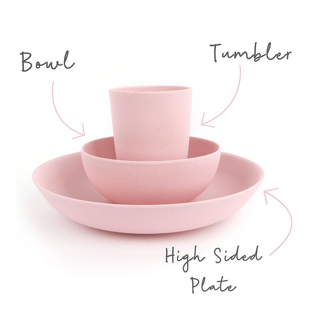 Not So Mini  Bamboo Dinner Set