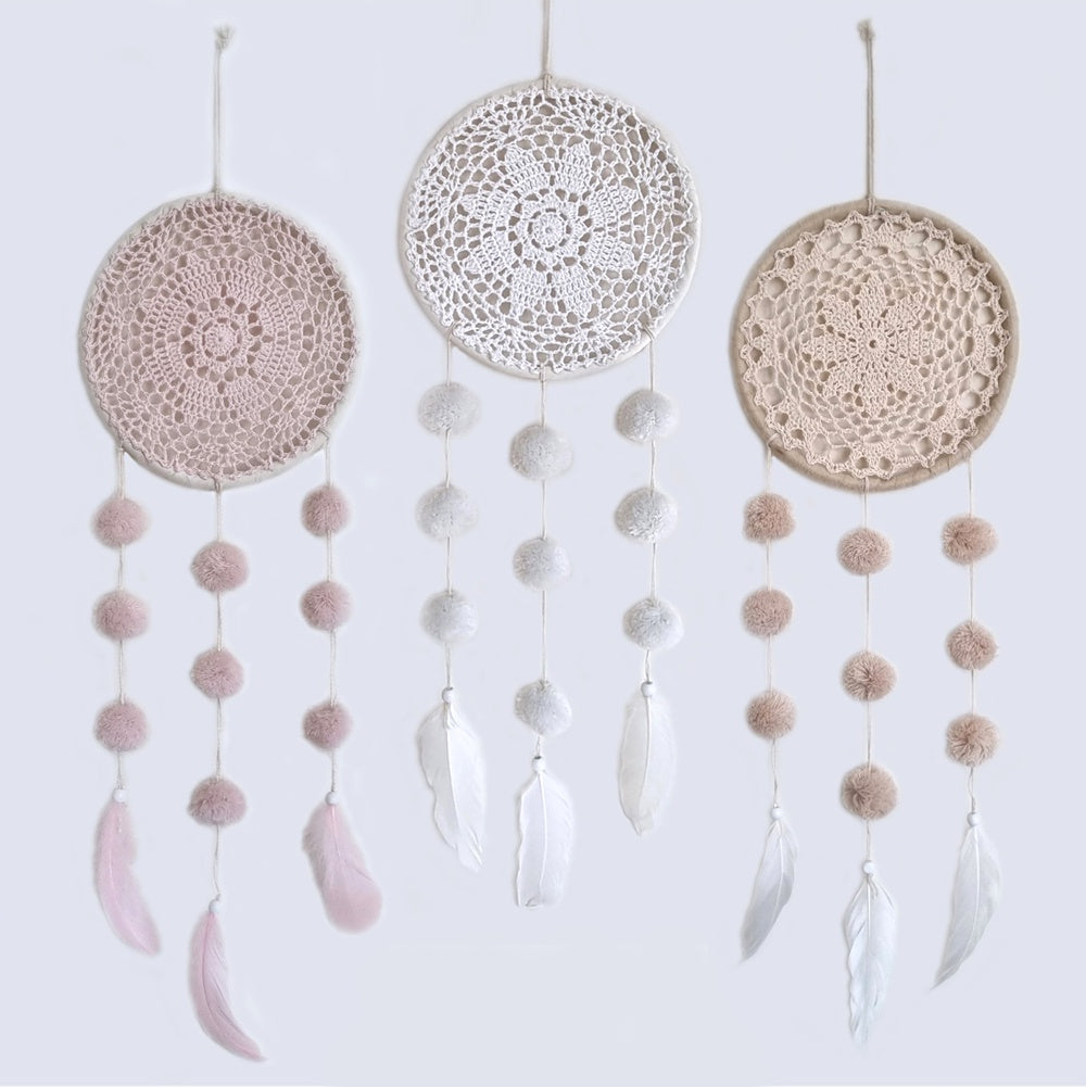 Dream Catcher - Pompom Tassels