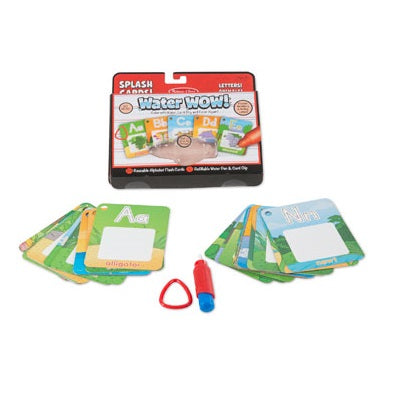Water Wow! Splash Cards - Letters!