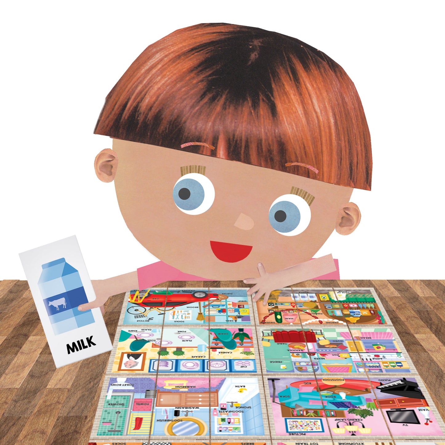 Montessori Flashcards - Easy English