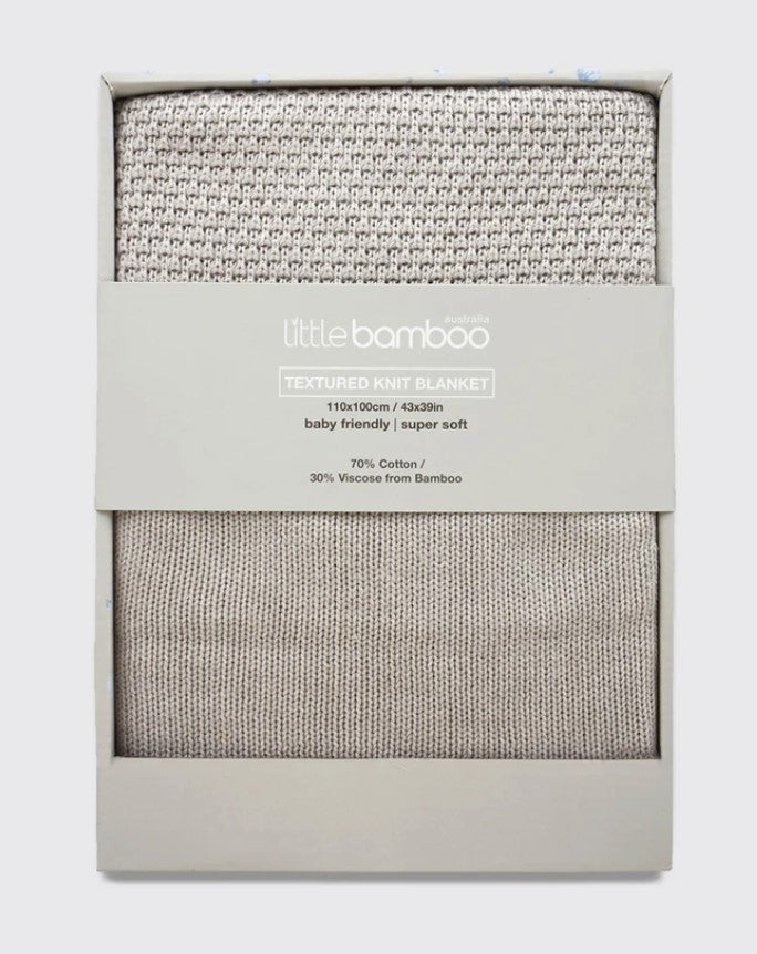 Textured Knit Blanket