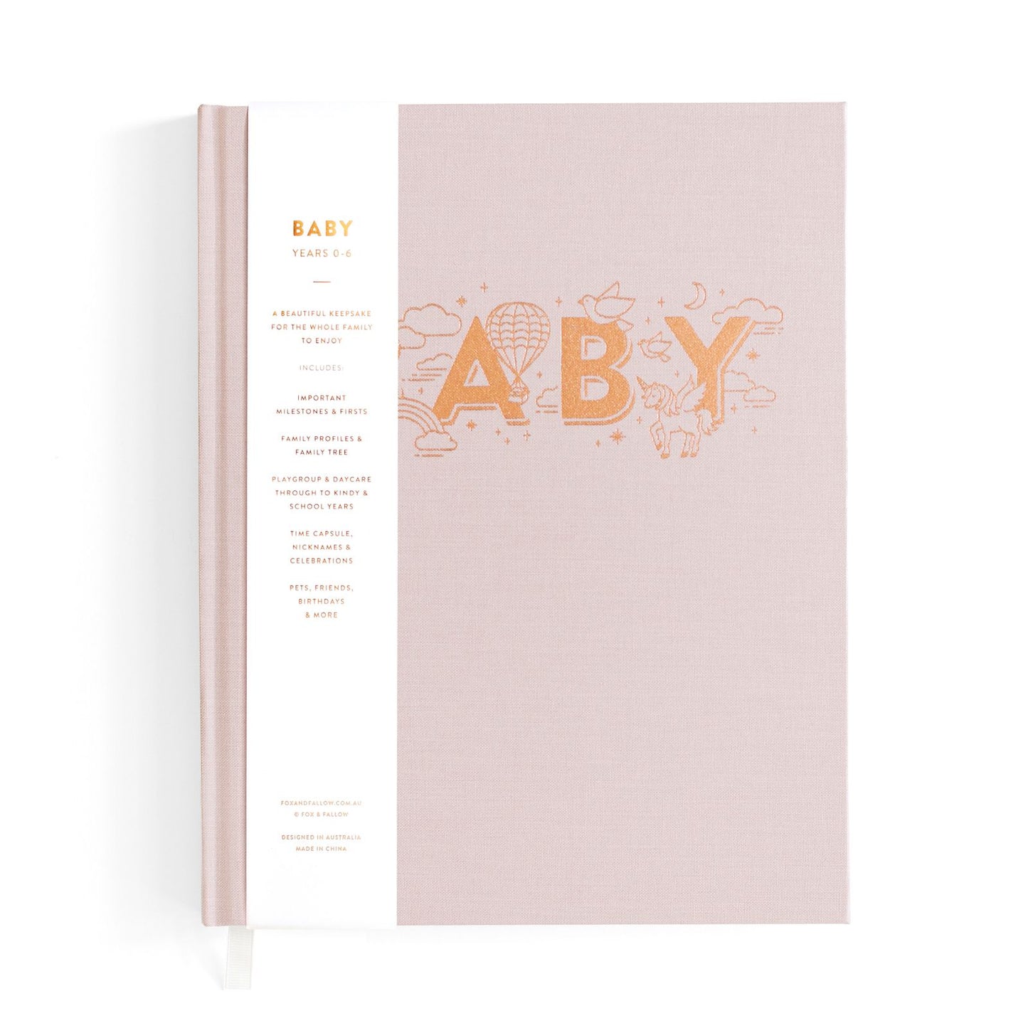 Baby Book - Gift boxed, Birth-6 Years - assorted