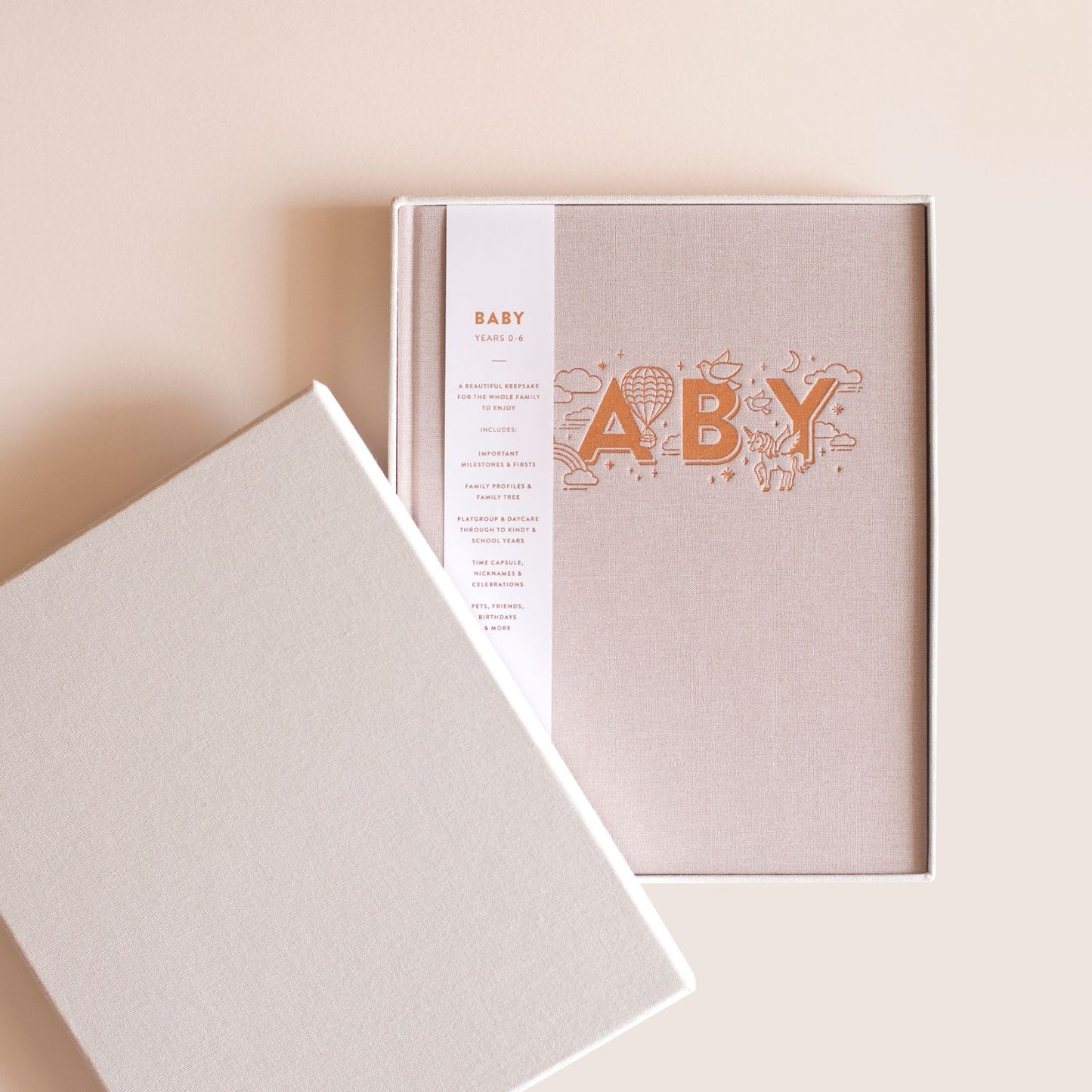 Baby Book - Gift boxed, Birth-6 Years - assorted