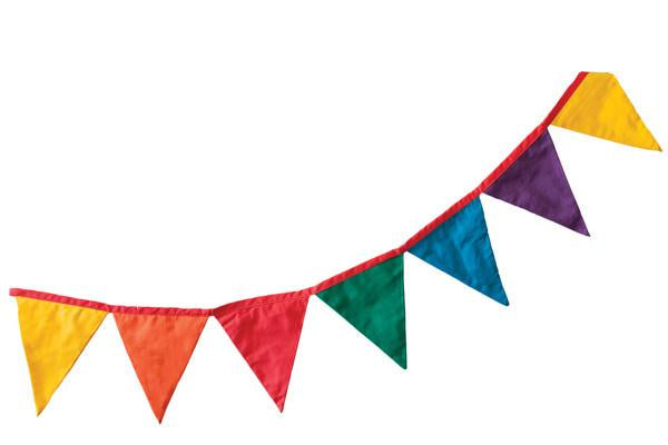Bunting - Primary Solid Colours