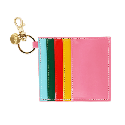 Rainbow Bright Card Holder Keychain