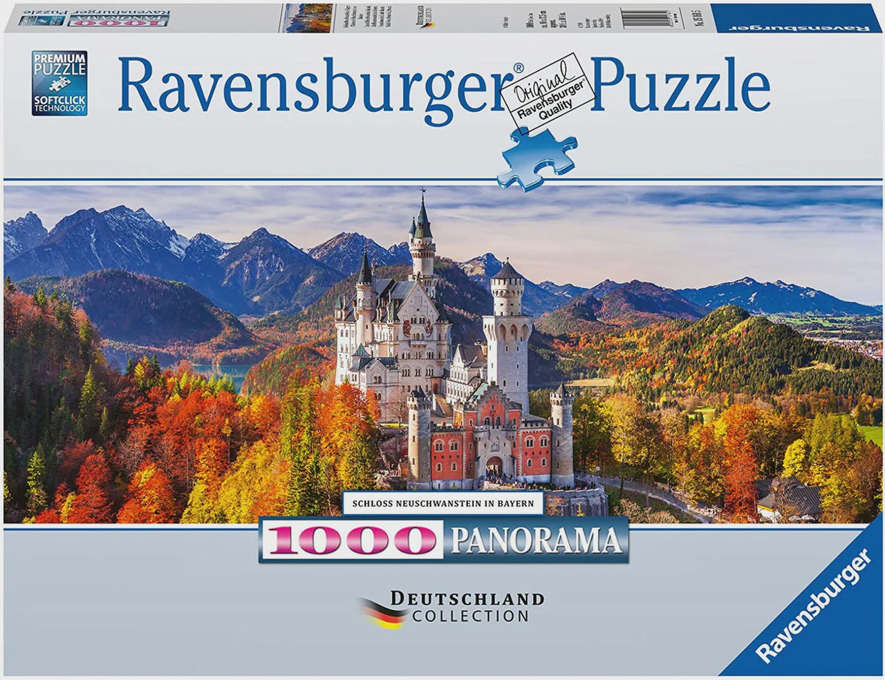 1000 pc Puzzle - Panorama Castle, Bavaria