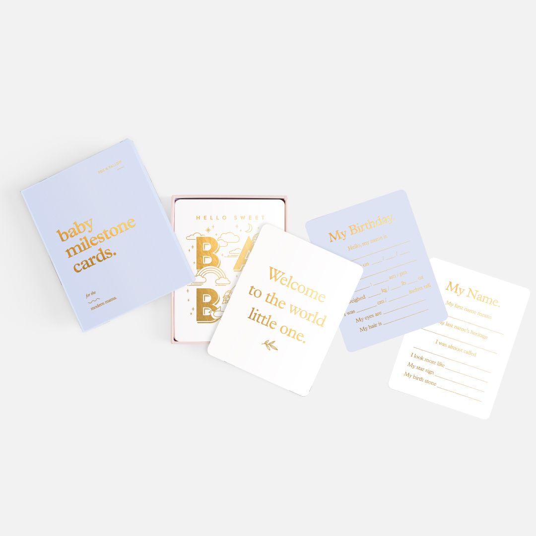 Baby Milestone Cards - assorted