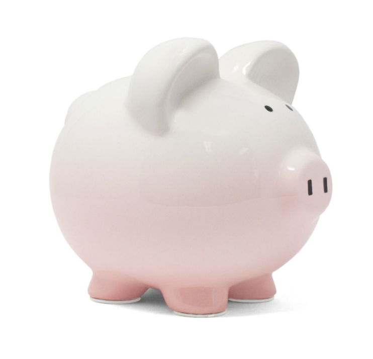 Ombre Piggy Bank