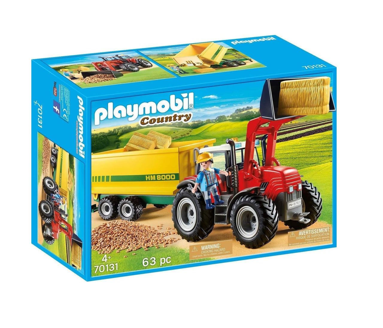 Country - Tractor with Feed Trailer 70131