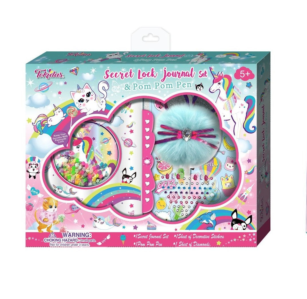 Secret Lock Journal Set