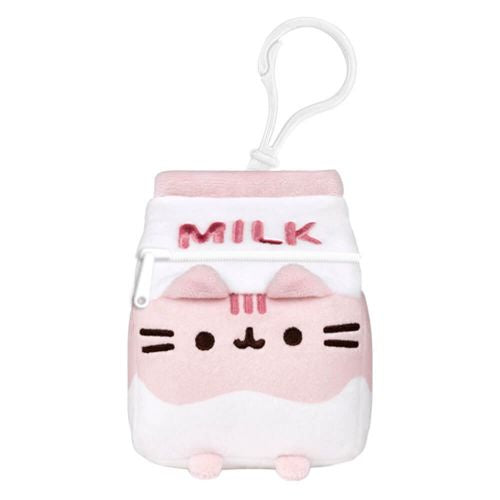 Pusheen Sips: Bag Charm Purse - Strawberry Milk