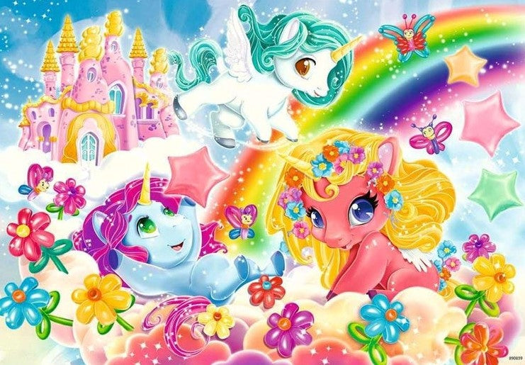 2 x 12 pc Puzzle - Unicorns at Play