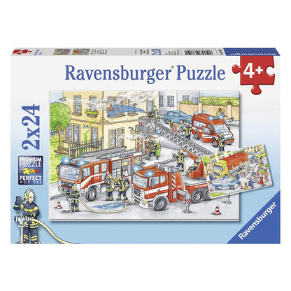2 x 24 pc Puzzle - Heroes In Action