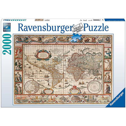 2000 pc Puzzle - Map of the World 1650