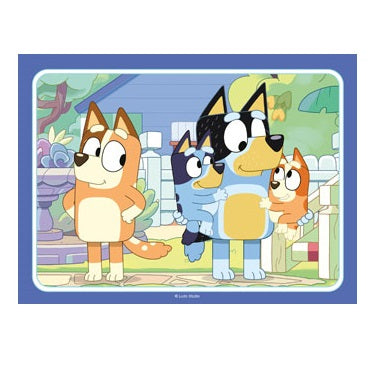 4 in a Box Puzzle - Bluey Let's Do This