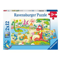2 x 12 pc Puzzle - My Dino Friends