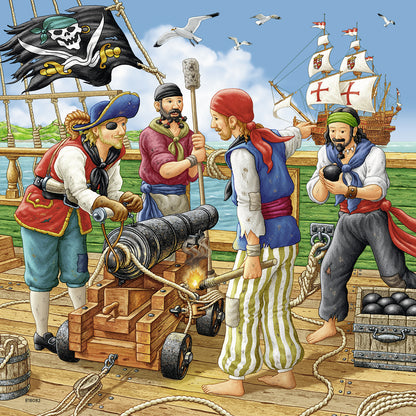 3 x 49 pc Puzzle - Adventures on the High Seas
