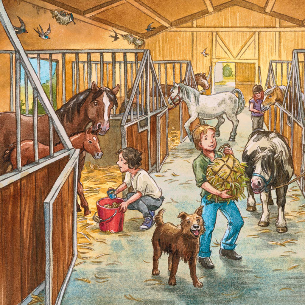 3 x 49 pc Puzzle - A Day With The Horses