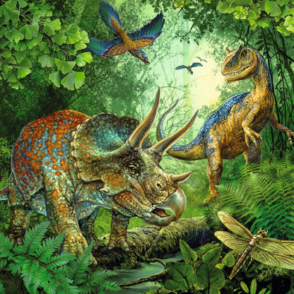 3 x 49 pc Puzzle - Dinosaur Fascination