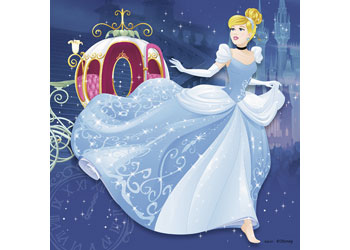 3 x 49 pc Puzzle - Disney Princess Adventure