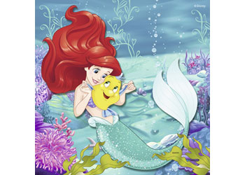 3 x 49 pc Puzzle - Disney Princess Adventure