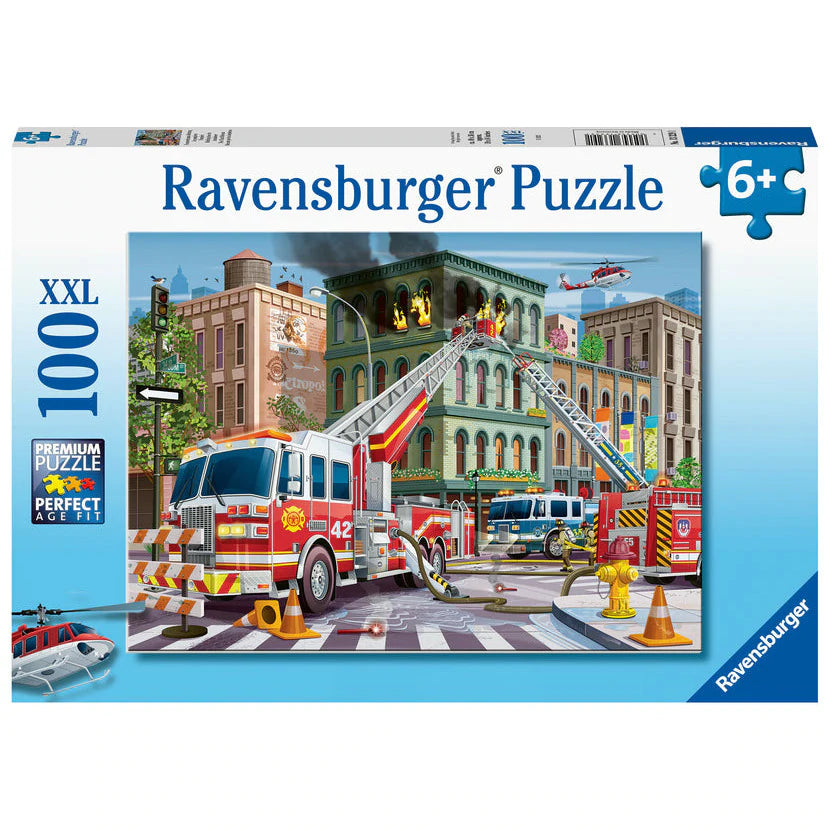 100 pc Puzzle - Fire Truck Rescue