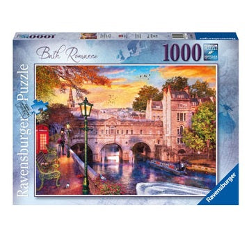 1000 pc Puzzle - Romance in Bath Town, UK