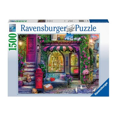 1500 pc Puzzle - Love Letters Chocolate Shoppe