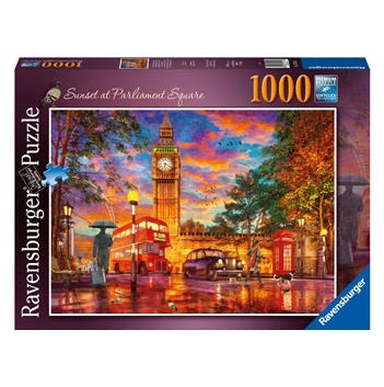 1000 pc Puzzle - Sunset at Parliament Square